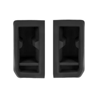 Imagem de MCRACING Suporte de copo de água para descanso de braço para porta da terceira fileira, 2 peças de inserções de suporte de copo traseiro, organizador de bebidas para Prado Land Cruiser acessório LC250