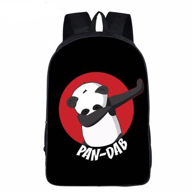Imagem de Mochila escolar Panda Kids Children School Bag Poliéster