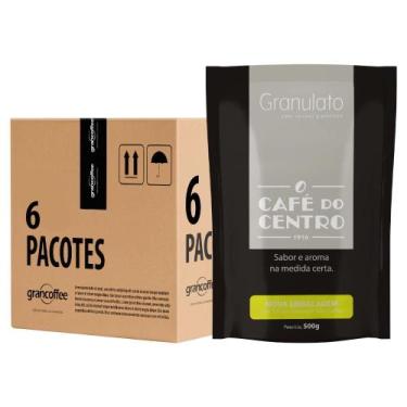 Imagem de Kit 6 Unid Café do Centro Solúvel Granulado 500g  Total 3kg