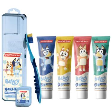 Imagem de KIT PREMIUM INFANTIL 3EM1 BLUEY - SORTIDO - DENTALCLEAN