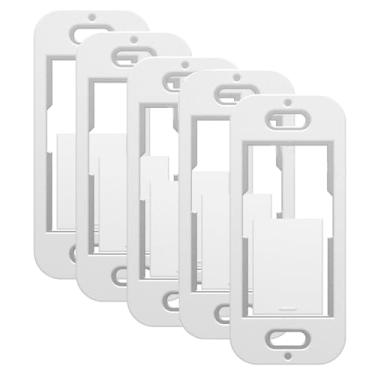 Imagem de Suporte de placa de parede remoto compatível com controle remoto Lutron Pico, sem costura, encaixe remoto, suporte de parede para interruptor inteligente Lutron - preto ou branco enviado