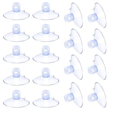 Imagem de 10/20 peças de sucção transparente de 35 mm ventosas de cabeça a vácuo potente gancho de parede cozinha banheiro casamento carro decoração de vidro, 1, 20 peças