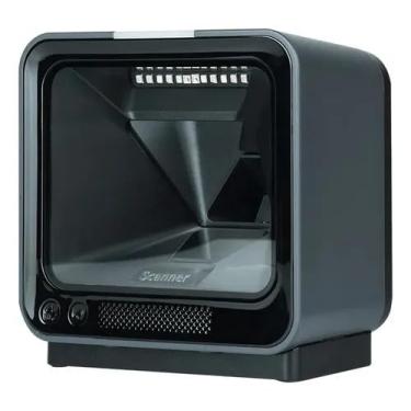 Imagem de Leitor De Código Barras Scanner Suporte Qr 1d 2d Preto 5vusb Preto