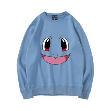 Imagem de Moletom Unissex Engraçado Pikachu Pokémon Com Gola Redonda E Expressõe