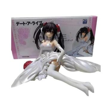 Imagem de Estátua De Kurumi Tokisaki Com Vestido De Noiva Do Anime DATE a LIVE, 
