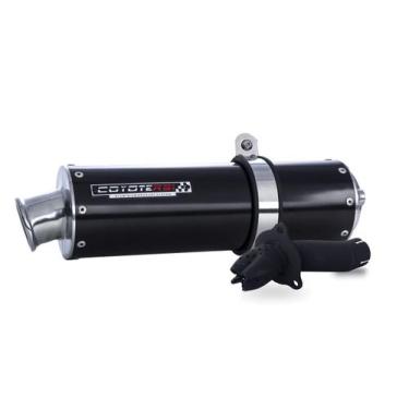 Imagem de Escape / Ponteira Coyote RS1 Aluminio Redondo - CB 300 R - Honda, Pret