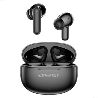 Imagem de Fone de Ouvido Bluetooth Awei T71 TWS IntraAuricular com Bateria de Lo