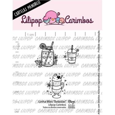 Imagem de Carimbo Mini  Bebidas - Cod 31000103 - 01 Unidade - Lilipop Carimbos -