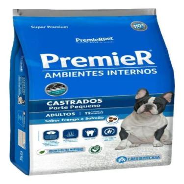 Imagem de Ração Cães Ambientes Internos Adulto Castrado 1kg - Premier®