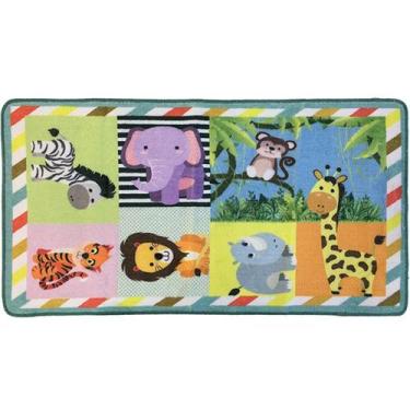 Imagem de Tapete Infantil Nylon-Látex 110X57cm Bichos - Uzoo