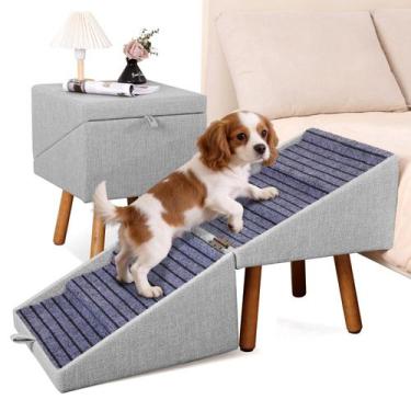 Imagem de Escada para Pets Ziluce 6 Degraus 53 cm de Altura Capacidade de 113 kg