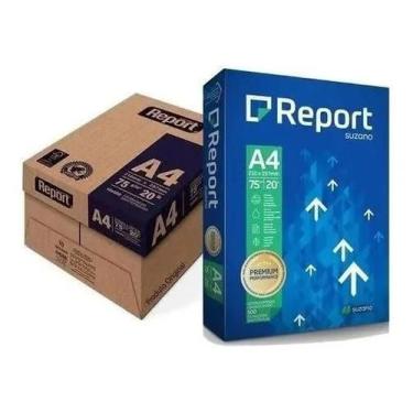Imagem de Papel Sulfite A4 75g Premium Report caixa com 2500 folhas co - Congrat
