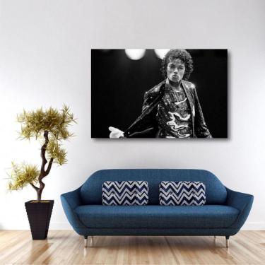 Imagem de Quadro Michael Jackson Show decorativo com Tela em Tecido