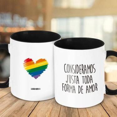 Imagem de Caneca - Consideramos Justa Toda Forma De Amor Lgbtqi+