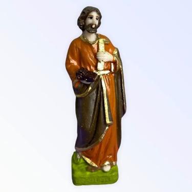 Imagem de Meta Atacado, Imagem Católica em Resina Tamanho Pequeno - Escolha o Modelo Cor:São José Operário 8,5 cm
