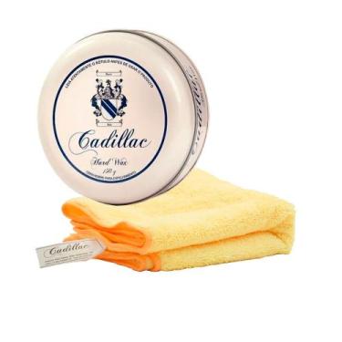 Imagem de Cera Carnaúba Cadillac Cleaner Hard Wax Flanela D Microfibra