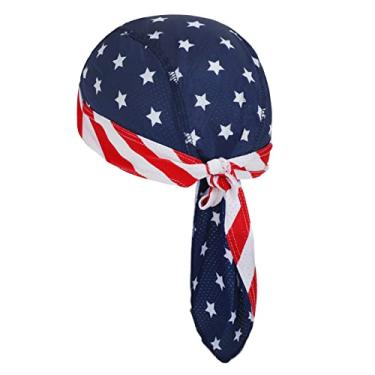 Imagem de Boné de caveira de ciclismo proteção UV bandana orvalho rap corrida faixa de cabeça gorro chapéu chapéu fantasia de pirata Halloween