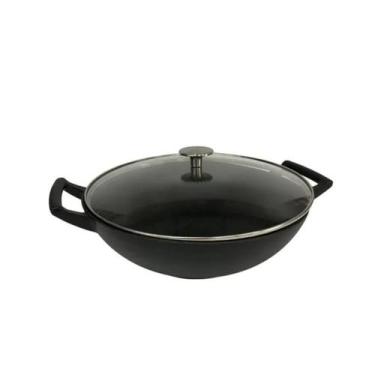 Imagem de Wok com Tampa 31x9,5  4,4L Sauté Preta Brinox