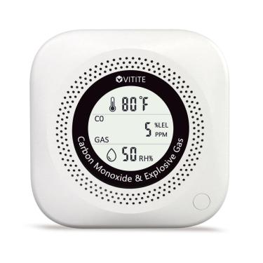 Imagem de Detector de gás VITITE 4 em 1 de monóxido de carbono e combinação