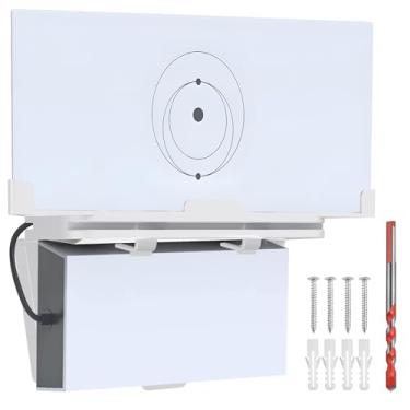 Imagem de JiGiU Suporte de roteador Starlink Gen 3: kit de montagem multifuncional para roteador Starlink Gen 3 e fonte de alimentação