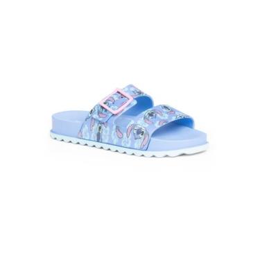 Imagem de Chinelo Slide Infantil Stitch Summer -  Grendene, Azul, 30