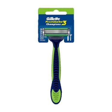 Imagem de Aparelho de Barbear Gillette Prestobarba 3 Champions Base - Cartela co