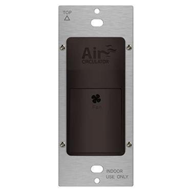 Imagem de TOPGREENER Interruptor de ciclo de ar, circulador de escape inteligente, exaustores automáticos de ar a cada hora para ventilação/banheiro/exaustor, temporizador de contagem regressiva, indicador de