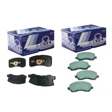 Imagem de Jogo Pastilha Freio Dianteira Traseira - Outlander 3.0 V6 2008 A 2014 
