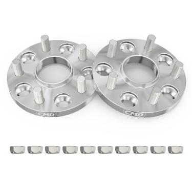 Imagem de Cmd motoring Adaptadores de roda de 15 mm/0,6 polegadas 5 x 120 a 5 x 114,3, furo central espaçador Hubcentric forjado 64,1 (Hub) a 60,1 mm (roda) compatível com Honda Civic Type R Ridgeline Odyssey