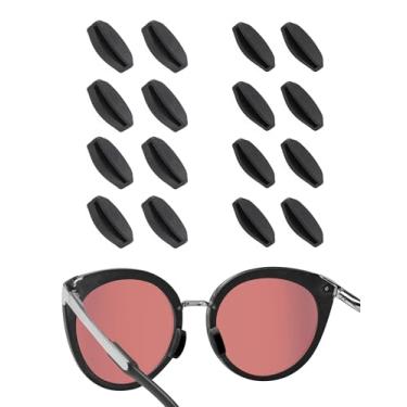 Imagem de Acefrog 4 pares de protetores de nariz atualizados para Oakley Frogskins Range OO9284, Top Knot OO9434 OX3238, HSTN, Side Swept OO9445, Spindrift OO9474, óculos de sol push-in, preto, antiderrapante