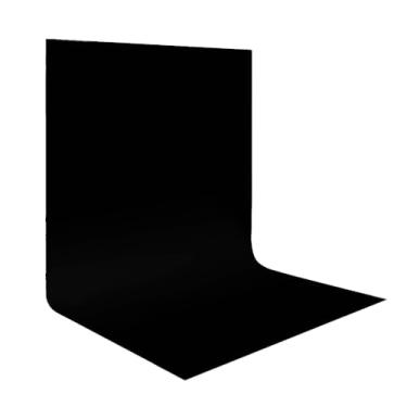 Imagem de SOU FOTO Fundo Infinito Fotográfico em PVC 115x60cm PFP-001 para Backdrop (Preto)