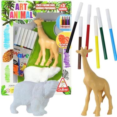 Imagem de Animais De Colorir Com Canetinha Hidrocolor - 0974 Gulliver