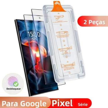 Imagem de Kit De Protetores De Tela Google Pixel 2 Peças Vidro Temperado Sem Bol