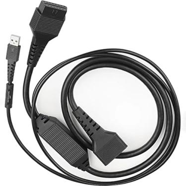 Imagem de LAUNCH Leitor de código adaptador de conector DoIP X-431 16 pinos DoIP Cable Car Diagnostic OBD2 Scanner para X-431 DoIP DBScar VII DBScar 7