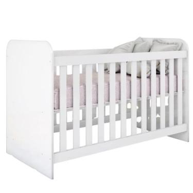 Imagem de Berco Infantil Grade Fixa 133X66 cm Labirinto Henn, Branco