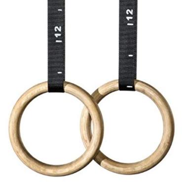 Imagem de LiveUp Argola de Ginástica Olímpica, Madeira, Sports, Bege