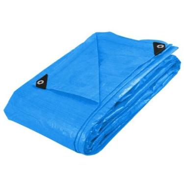 Imagem de Lona de Polietileno Azul 6x4 metros 150 Micras BELTOOLS