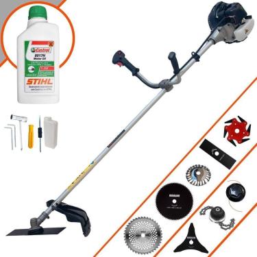 Imagem de Aparador Anmax Cg430b 1,7hp + 6 Facas + Escova + Óleo Stihl