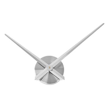 Imagem de Aililife – Mecanismo de movimento de relógio 3D com ponteiro de 30,48 cm de comprimento, relógio de parede 3D para decoração de arte em casa, Alat001-silver