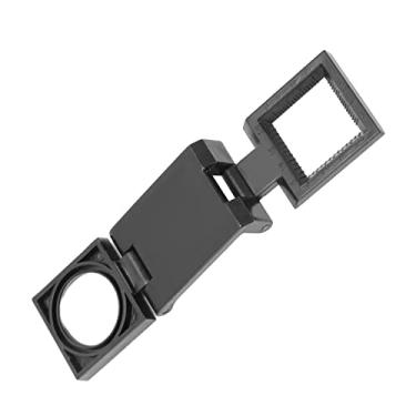 Imagem de KIMISS Lupa Dobrável Lente de Vidro óptico 10X - Lupa Compacta de Bolso Triplo para Leitura, Inspeção e Idosos