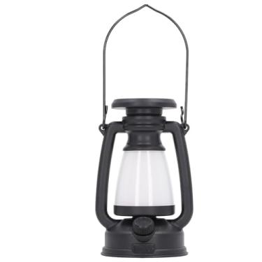 Imagem de KIMISS Lanterna LED Vintage - Luz Decorativa Multifuncional Portátil Regulável Continuamente para Acampamento Ao Ar Livre, Jardim e Uso Interno (S)