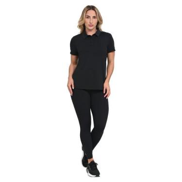 Imagem de Camiseta Polo Feminina Under Armour Playoff, Preto, M