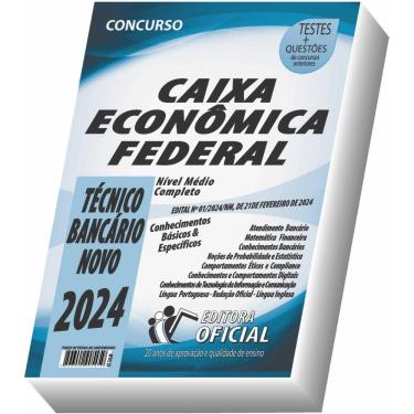 Imagem de Apostila Caixa Econômica Federal - Técnico Bancário Novo