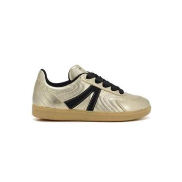 Imagem de Tênis Casual Ramarim Clássico Metalizado Ouro, 35
