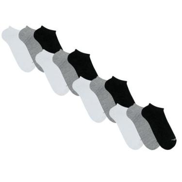 Imagem de Kit 12 Pares De Meia Mash Unissex Invisível Sapatilha Modelo Esportiva