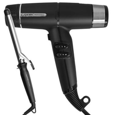Imagem de Kit Secador iQ Lite Black e Modelador Salon Curl 25mm - GAMA Italy, 11