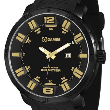 Imagem de Relógio X-games Grande Preto Masculino XMNP1001 P2PX
