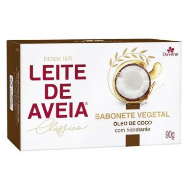 Imagem de Sabonete Leite  Aveia de Oleo de Coco 90 gramas - davene