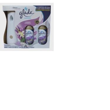 Imagem de Odorizador Glade Automático 1 Aparelho + 2 Refis + 2 Pilhas