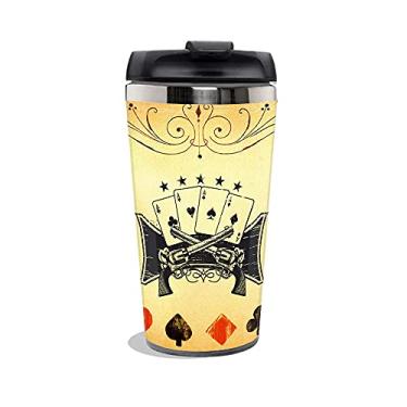 Imagem de Copo Termico Personalizado Cartas Baralho